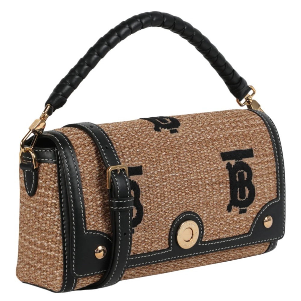 Burberry Black and Tan Freya Crossbody Bag - Picture 2 of 12